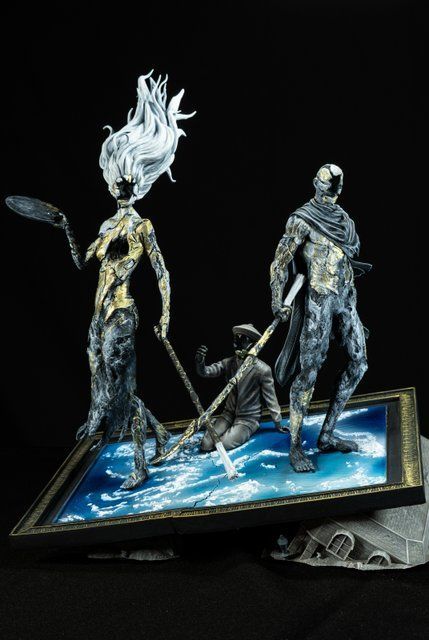 Clair Obscur Diorama &mdash; Exclusive "Three Souls" Composition from Expedition 33, Painted, L (32cm)