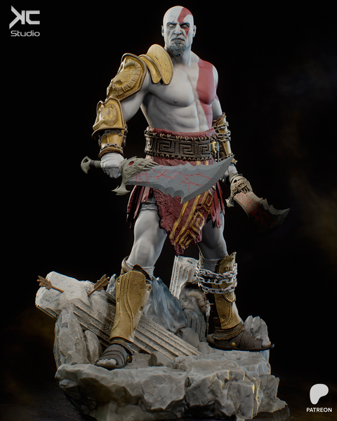 Коллекционная фигурка Кратос &mdash; God of War Kratos Collectible Figure &mdash; God of War 6 фото