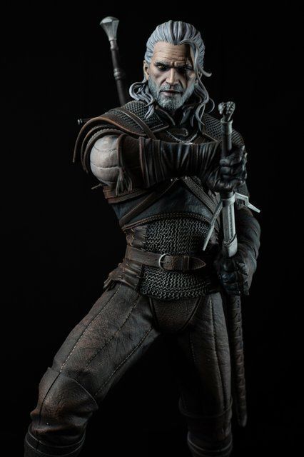 Коллекционная статуэтка Геральт из Ривии &mdash; Ведьмак (The Witcher) Geralt ca фото