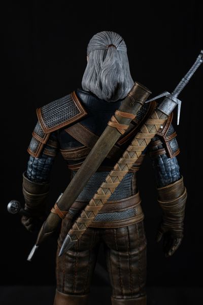 Фигурка Геральт из Ривии &mdash; The Witcher | Коллекционная статуэтка Geralt 02 сstm фото