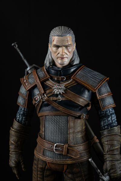 Фигурка Геральт из Ривии &mdash; The Witcher | Коллекционная статуэтка Geralt 02 сstm фото