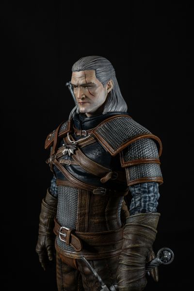 Фигурка Геральт из Ривии &mdash; The Witcher | Коллекционная статуэтка Geralt 02 сstm фото