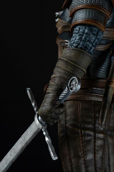 Фигурка Геральт из Ривии &mdash; The Witcher | Коллекционная статуэтка Geralt 02 сstm фото