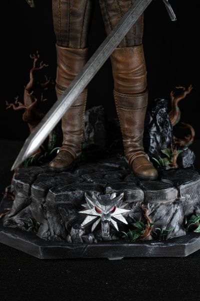 Фигурка Геральт из Ривии &mdash; The Witcher | Коллекционная статуэтка Geralt 02 сstm фото