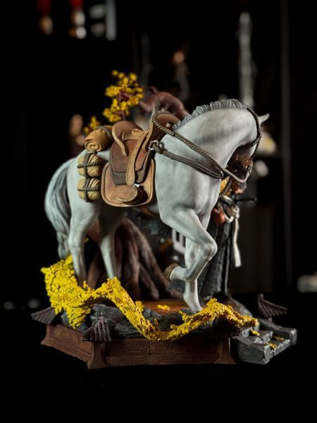 Atsu &mdash; collectible diorama from Ghost of Yotei, Painted, S (25cm)