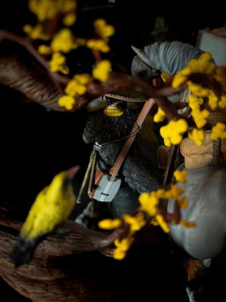 Atsu &mdash; collectible diorama from Ghost of Yotei, Painted, S (25cm)