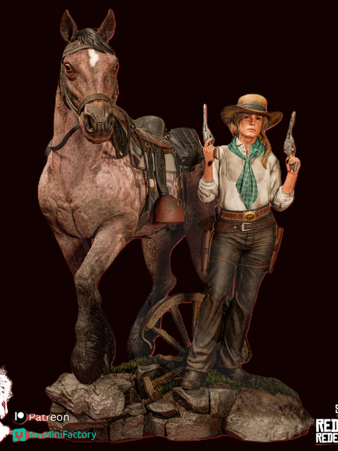 Sadie Adler &mdash; Exclusive RDR2 Figure, Painted, M (26cm)
