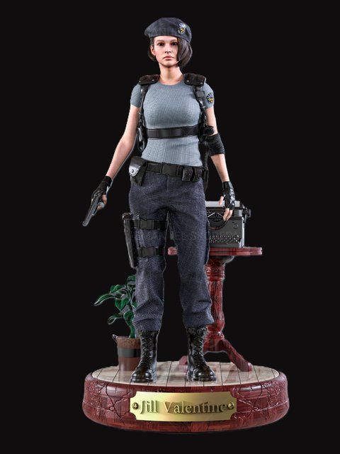 Колекційна фігурка Jill Valentine S.T.A.R.S. (Resident Evil) &mdash; Преміальна ручна робота Jill Valentine S.T.A.R.S. Collectible Figure (Resident Evil) &mdash; Premium Handcrafted Statue фото