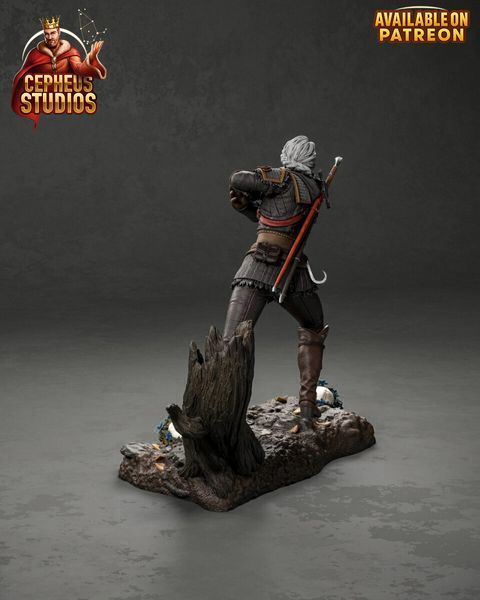 Цири &mdash; коллекционная диорама по игре Ведьмак 4 Ciri The Witcher 4 cepheus фото