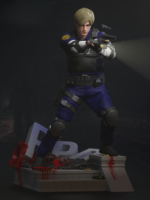 Коллекционная фигурка Леона С. Кеннеди &mdash; Resident Evil 2 Leon S. Kennedy Collectible Figure &mdash; Resident Evil 2 фото