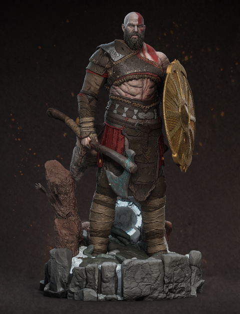 Коллекционная фигурка Кратос &mdash; God of War Kratos Collectible Figure &mdash; God of War 3 фото