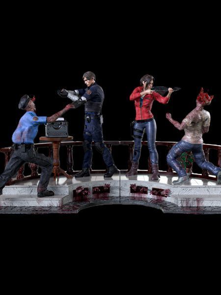 Колекційна діорама Resident Evil 2 (Leon Kennedy & Claire Redfield) Resident Evil 2 Full Diorama Collectible (Leon Kennedy & Claire Redfield) фото