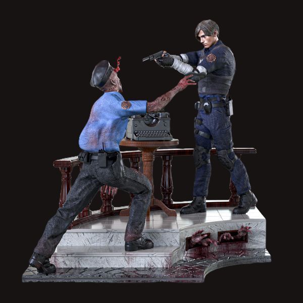 Колекційна діорама Resident Evil 2 (Leon Kennedy & Claire Redfield) Resident Evil 2 Full Diorama Collectible (Leon Kennedy & Claire Redfield) фото