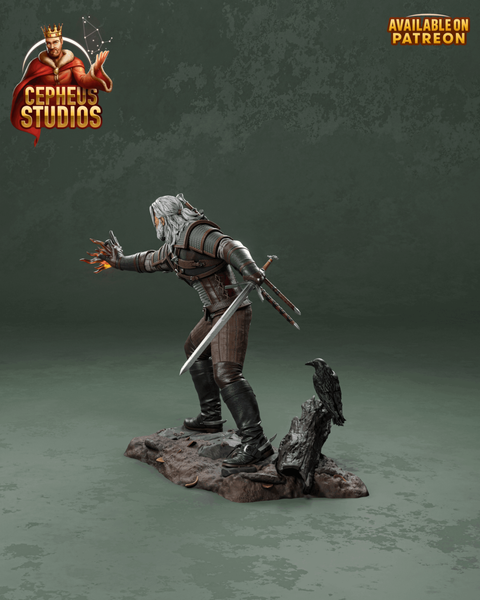 Коллекционная статуэтка Геральт из Ривии &mdash; Ведьмак (The Witcher) Geralt cepheus фото