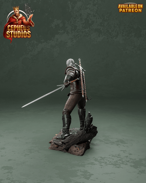 Коллекционная статуэтка Геральт из Ривии &mdash; Ведьмак (The Witcher) Geralt cepheus фото