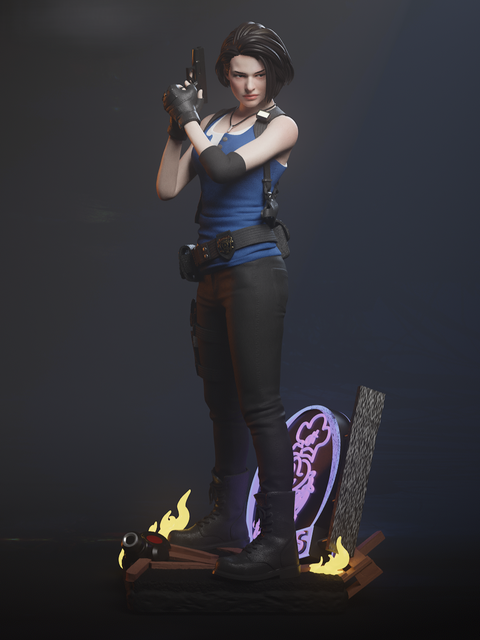 Коллекционная фигурка Джилл Валентайн &mdash; Resident Evil Jill Valentine Collectible Figure &mdash; Resident Evil фото